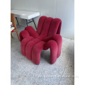 Dissen Modern Designer Velvet Spider Zoe Lounge Stuhl